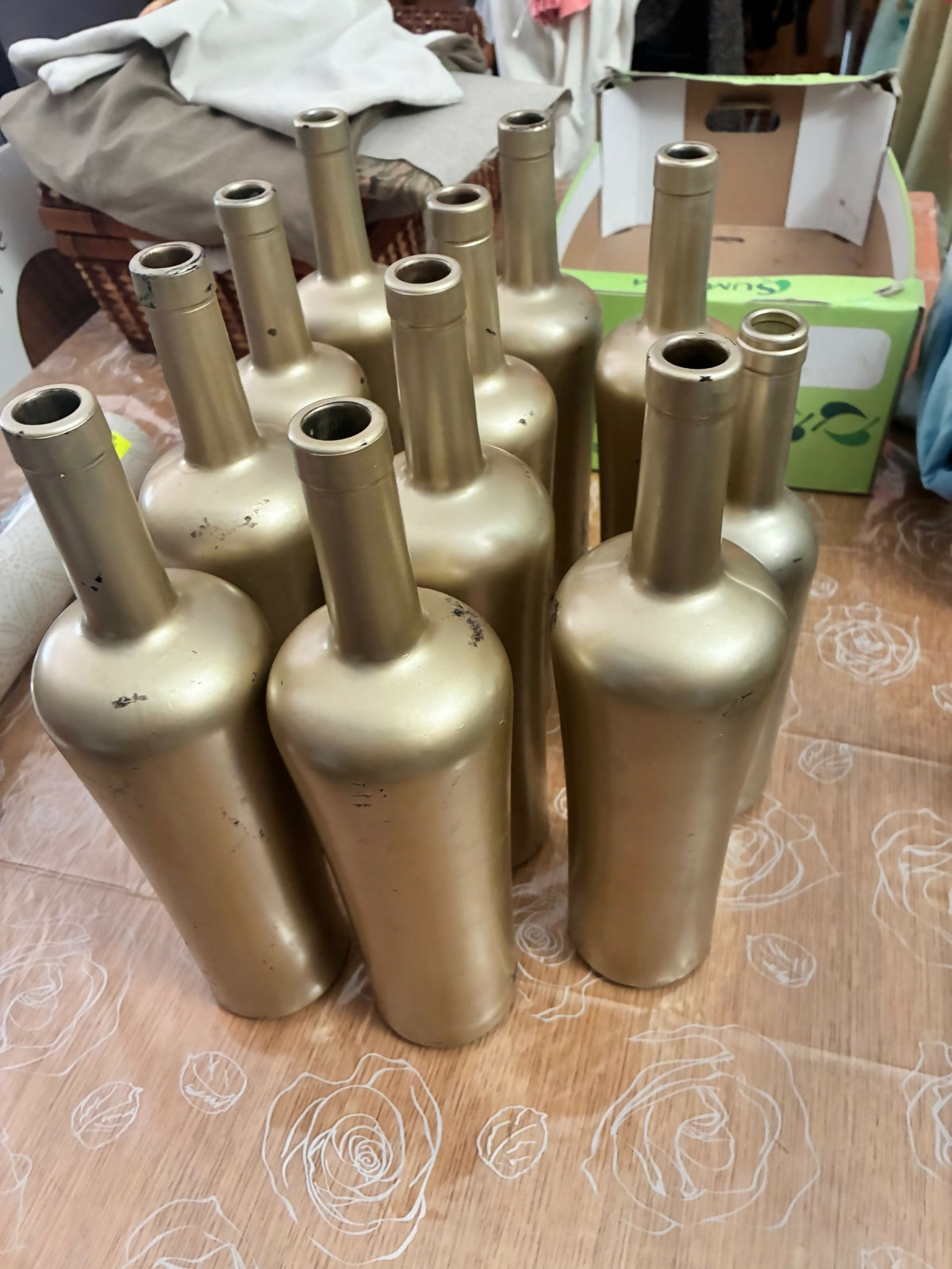 Carafe en verre lot